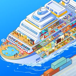 Symbol von My Cruise: Idle Schiff Tycoon